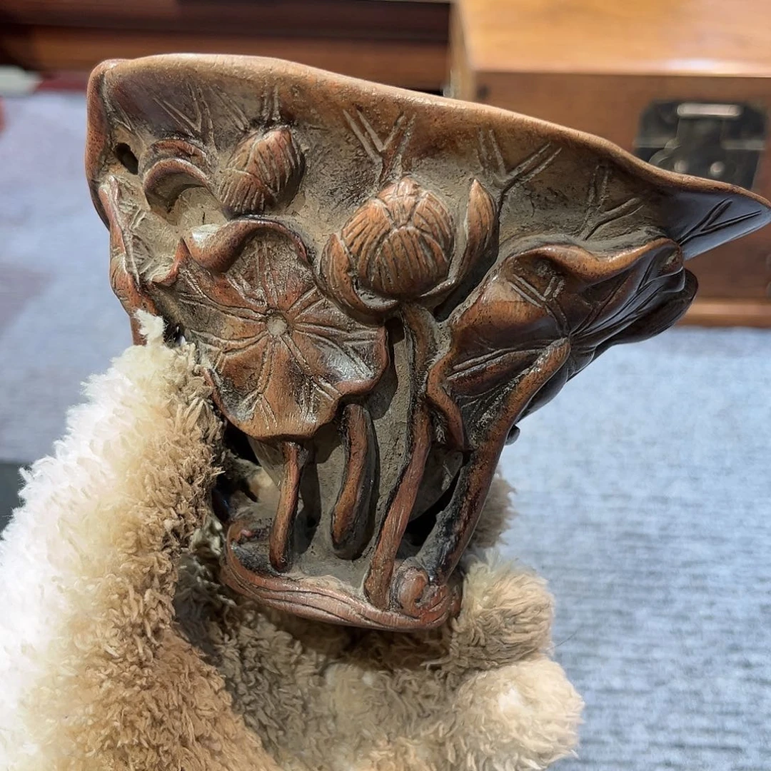 清***月香榧木荷花杯Z146。。。。。。