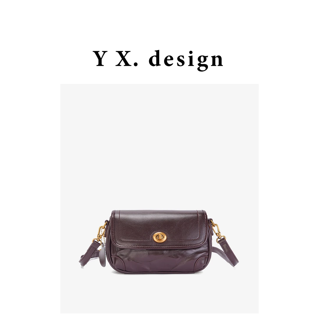 2025新款百搭时尚高级感手提单肩斜挎女包9832#英伦咖