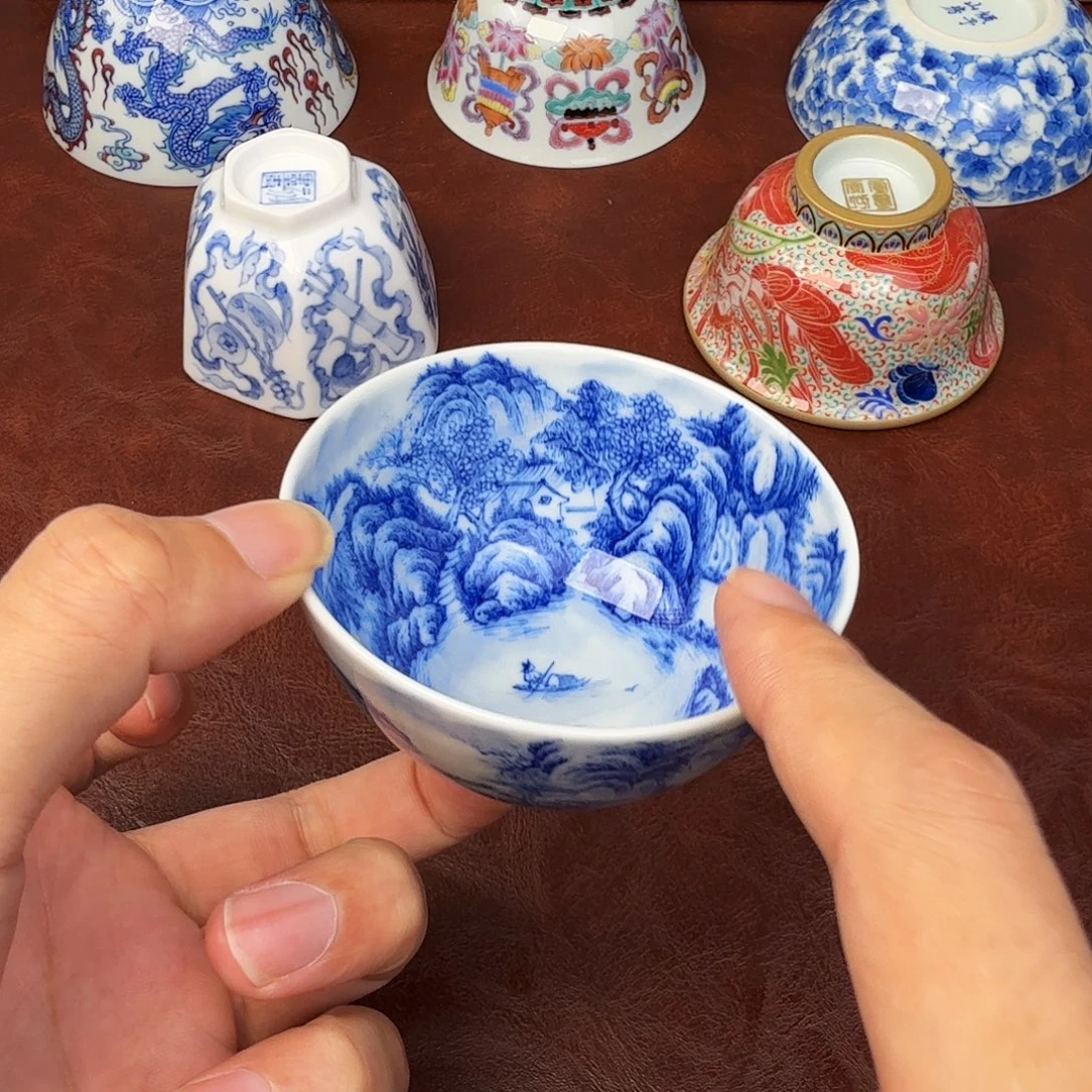 现代景德镇全手工全手绘陶瓷