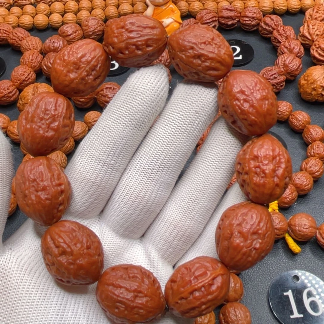 文玩核桃吊坠野生核桃大枣型秋子手串