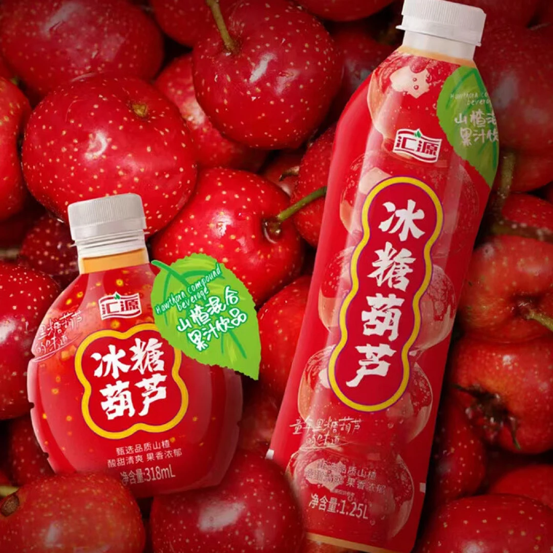 汇源冰糖葫芦1.25L*3大桶