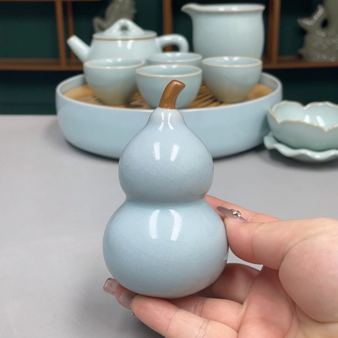 瓷葫芦茶摆