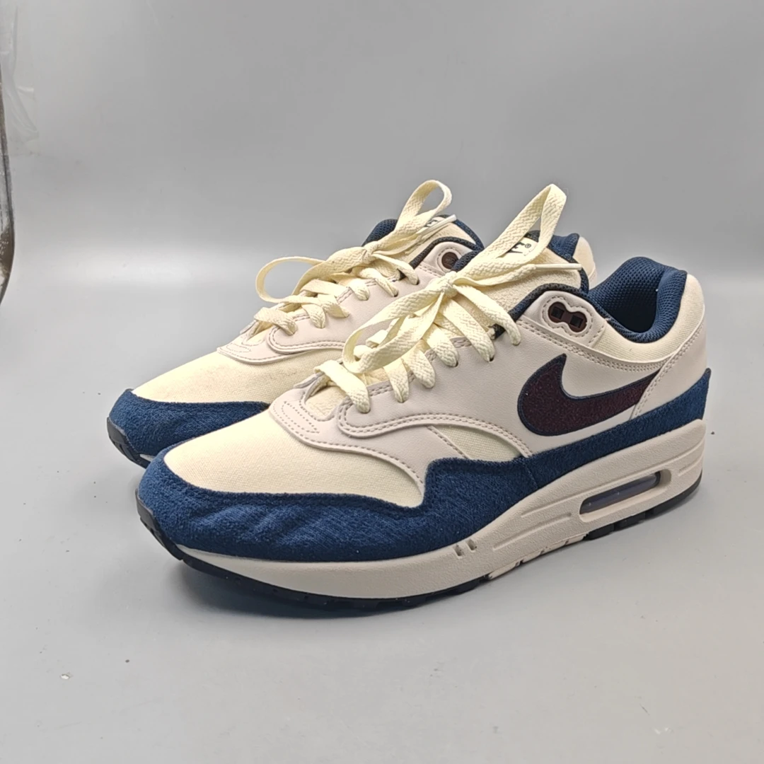 90新 MM6 44.5码/内长285 AirMax1 跑鞋 二手正品 白/深蓝