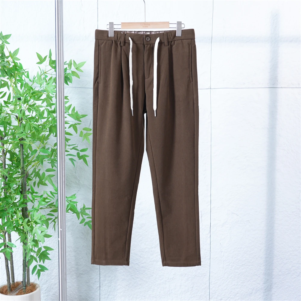 【退货补运费】秋季品牌撤柜男士灯芯绒松紧腰抽绳百搭休闲裤3Y426