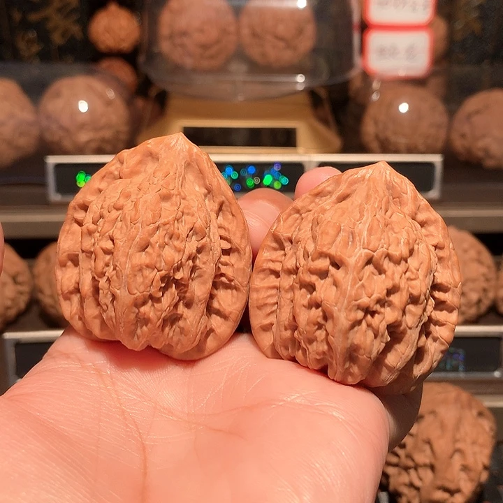 文玩核桃把件僧帽41尺