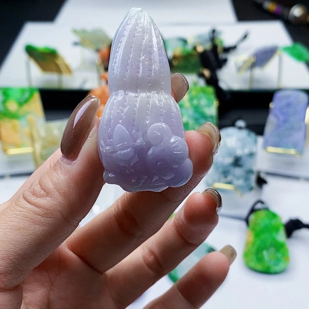 定制翡翠未镶嵌翡翠A货