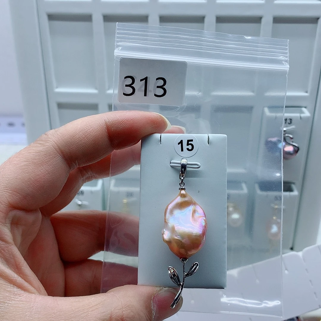 吊坠(不含链)合金淡水珍珠