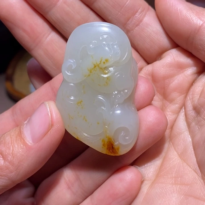 和田玉未镶嵌吊坠(不含链)