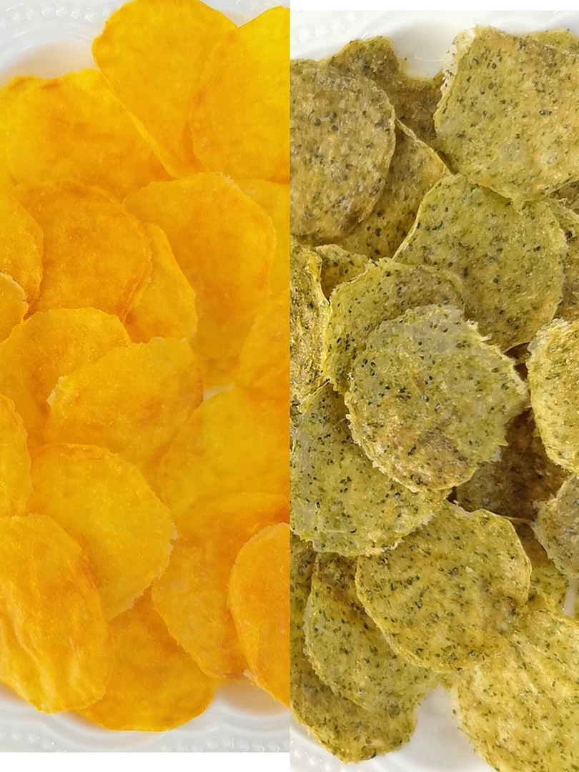 宠物零食鸡胸肉胡萝卜/西兰花薯片奖励零食