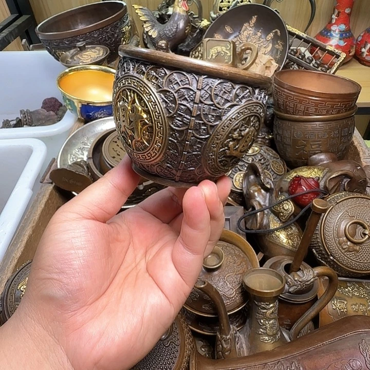 铜器办公室茶室摆件