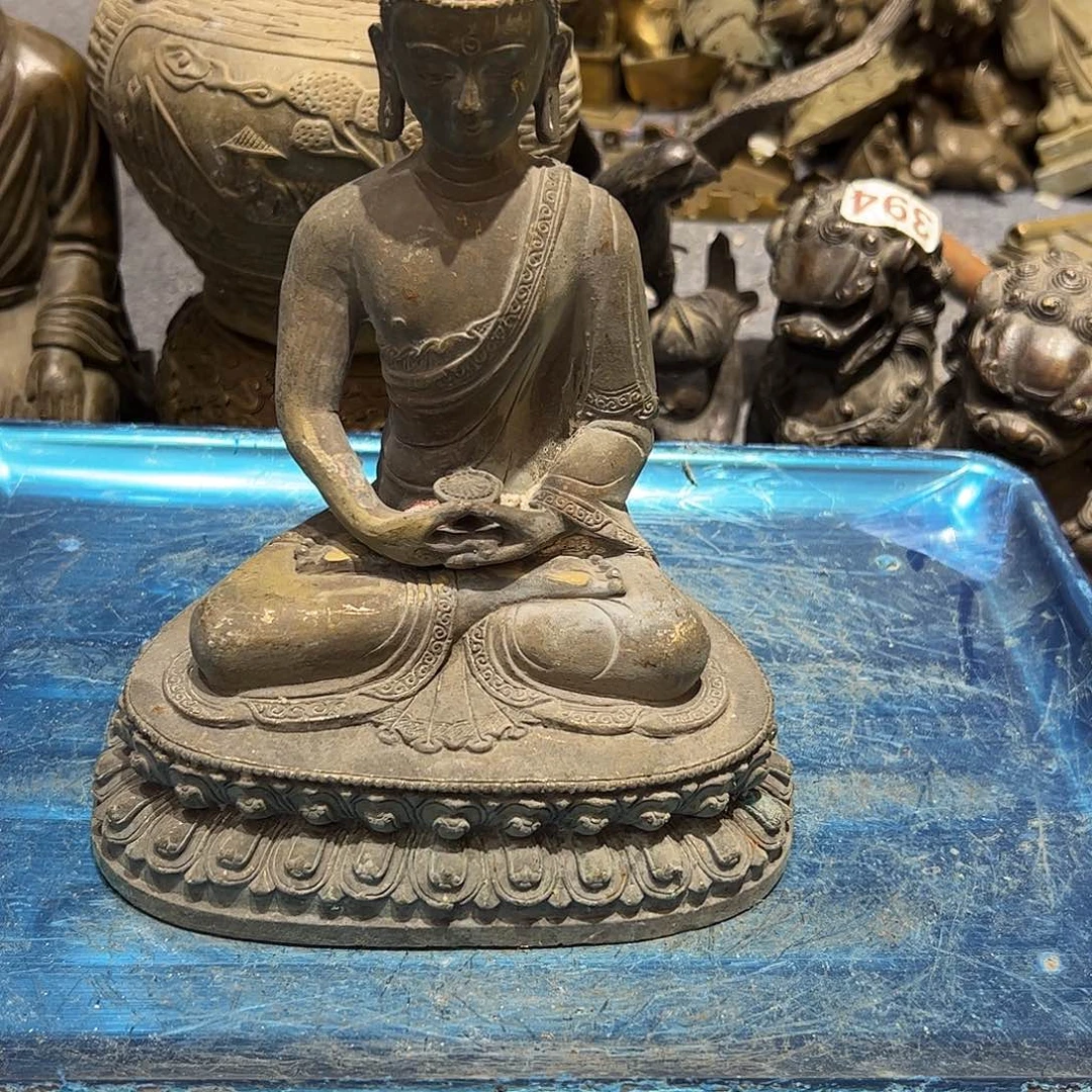 酒**花微瑕疵黄铜摆件工艺品