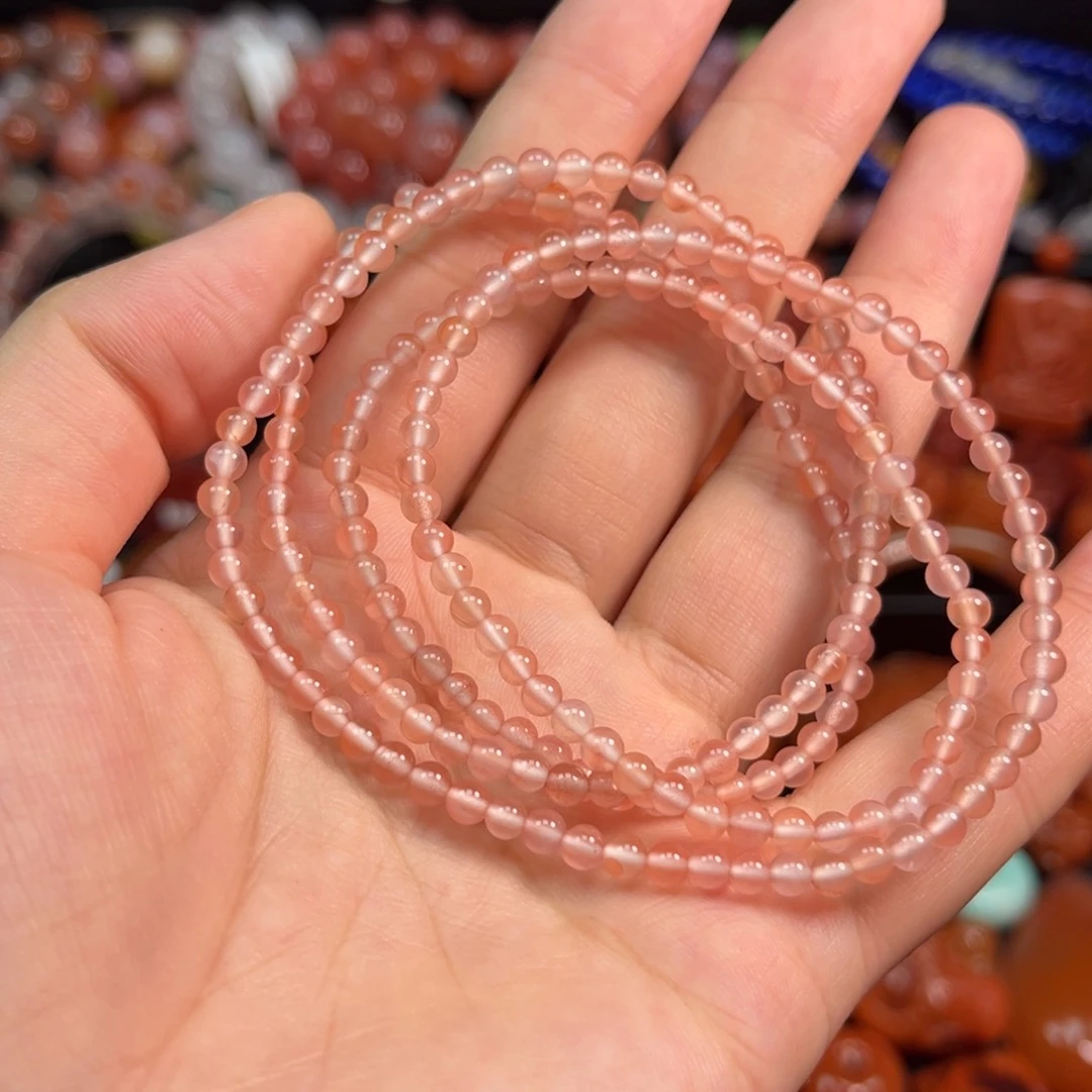 南红玛瑙手串3.8mm未镶嵌