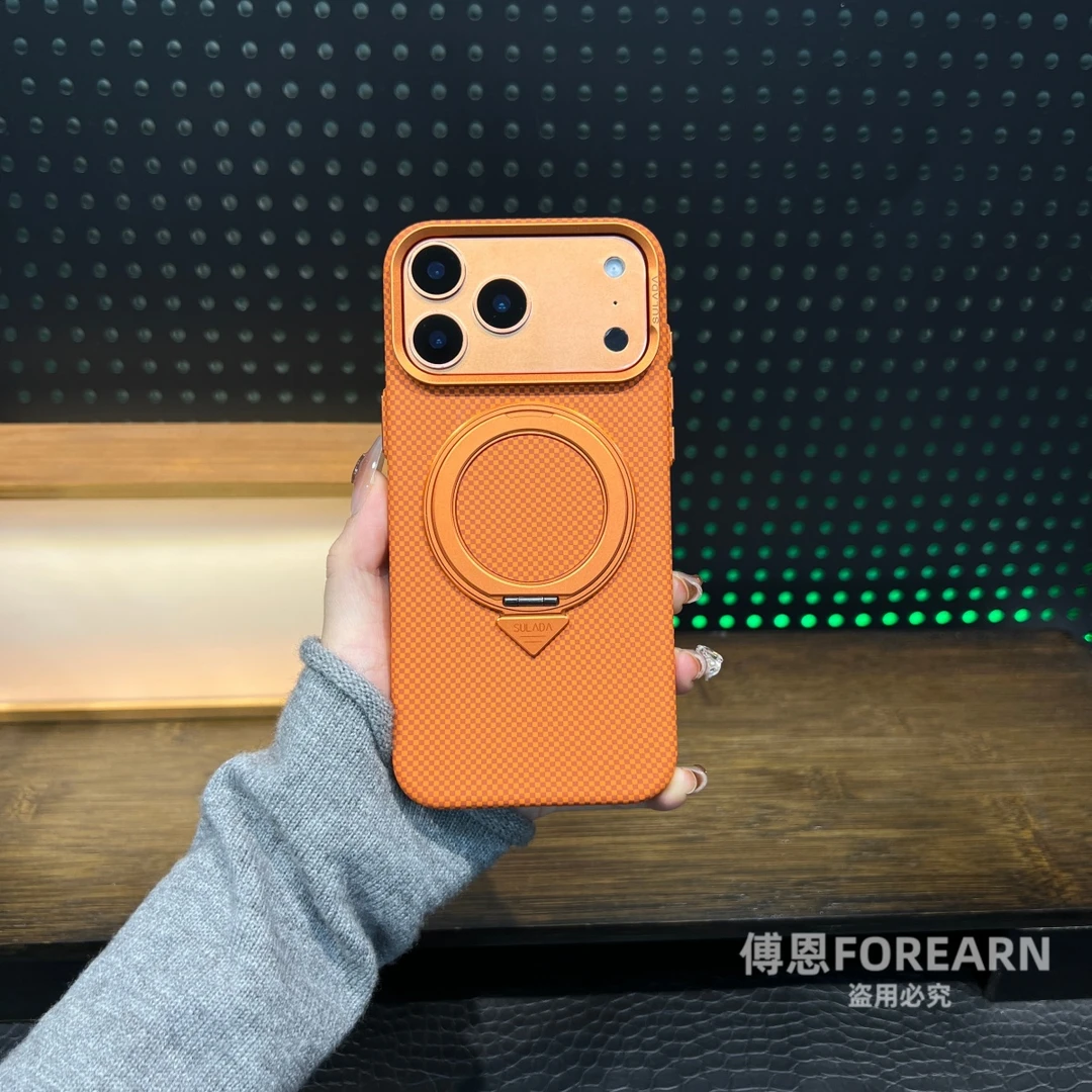 适用于苹果iPhone17ProMax手机壳新款17pro保护套17磁吸凯夫拉纹