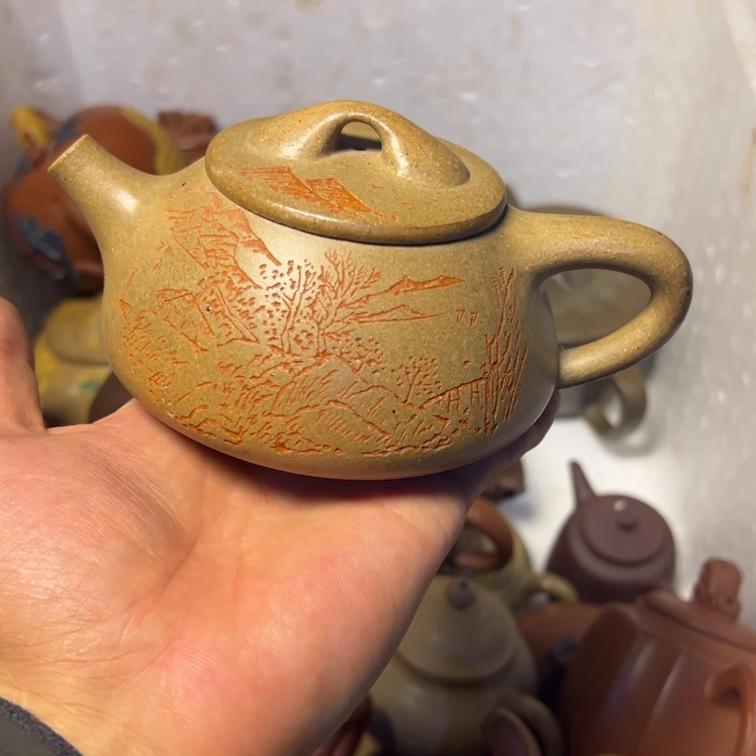 紫砂茶壶宜兴原矿紫砂壶300毫升容量