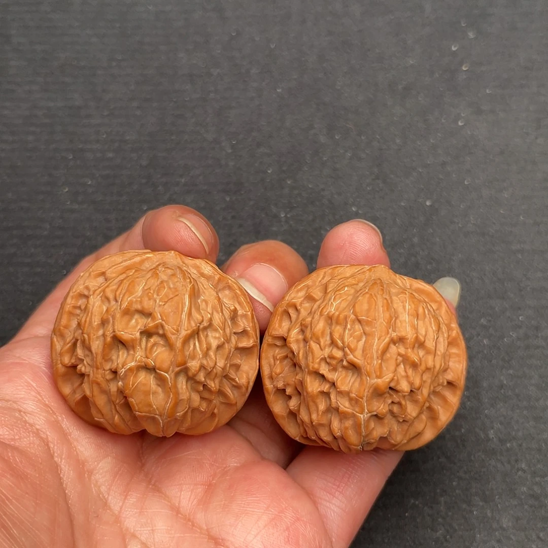 把件桃核40×37平谷红皮磨盘A503