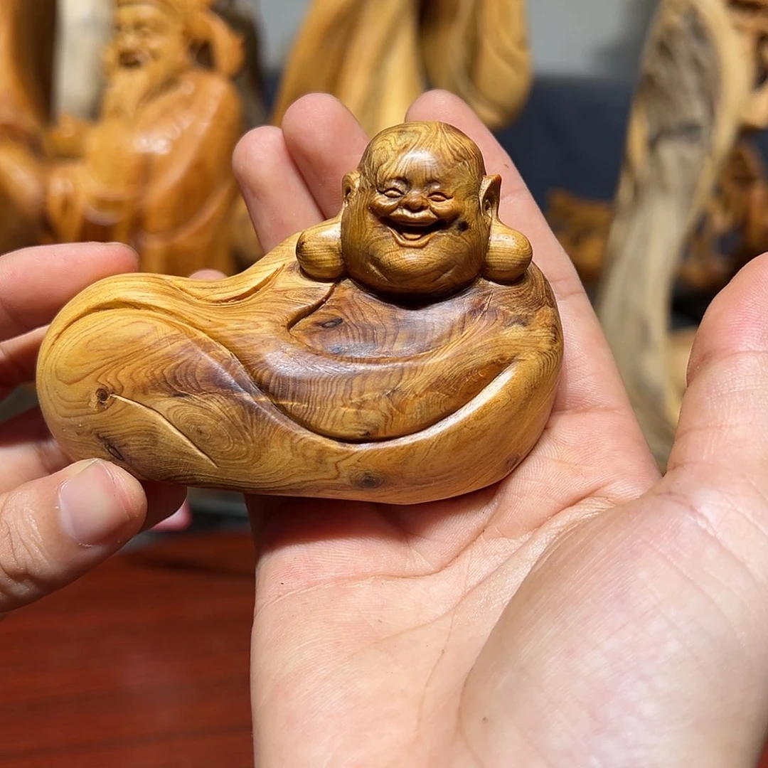 柏木崖柏木手把件摆件