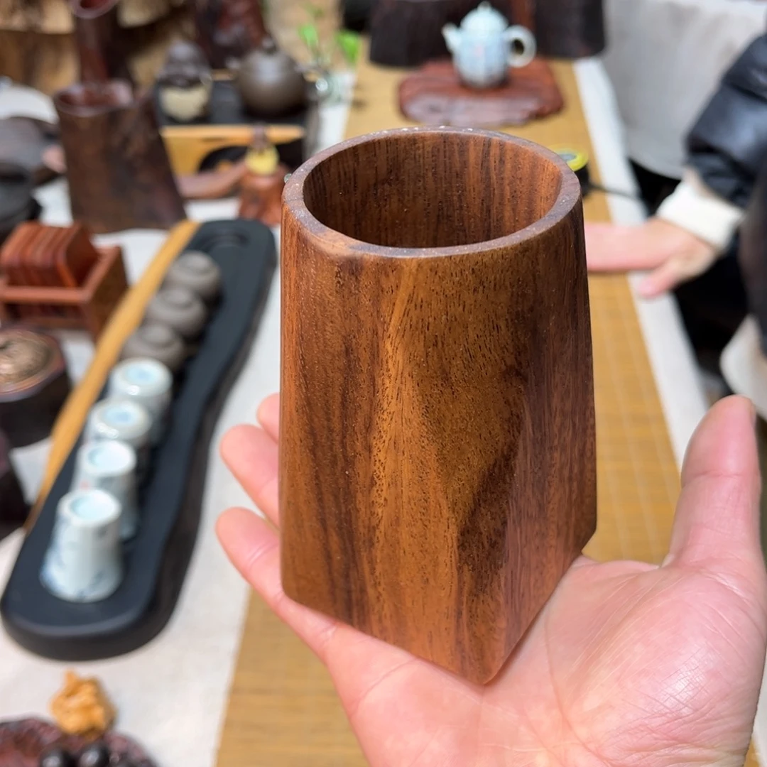 胡桃木笔筒笔筒笔筒