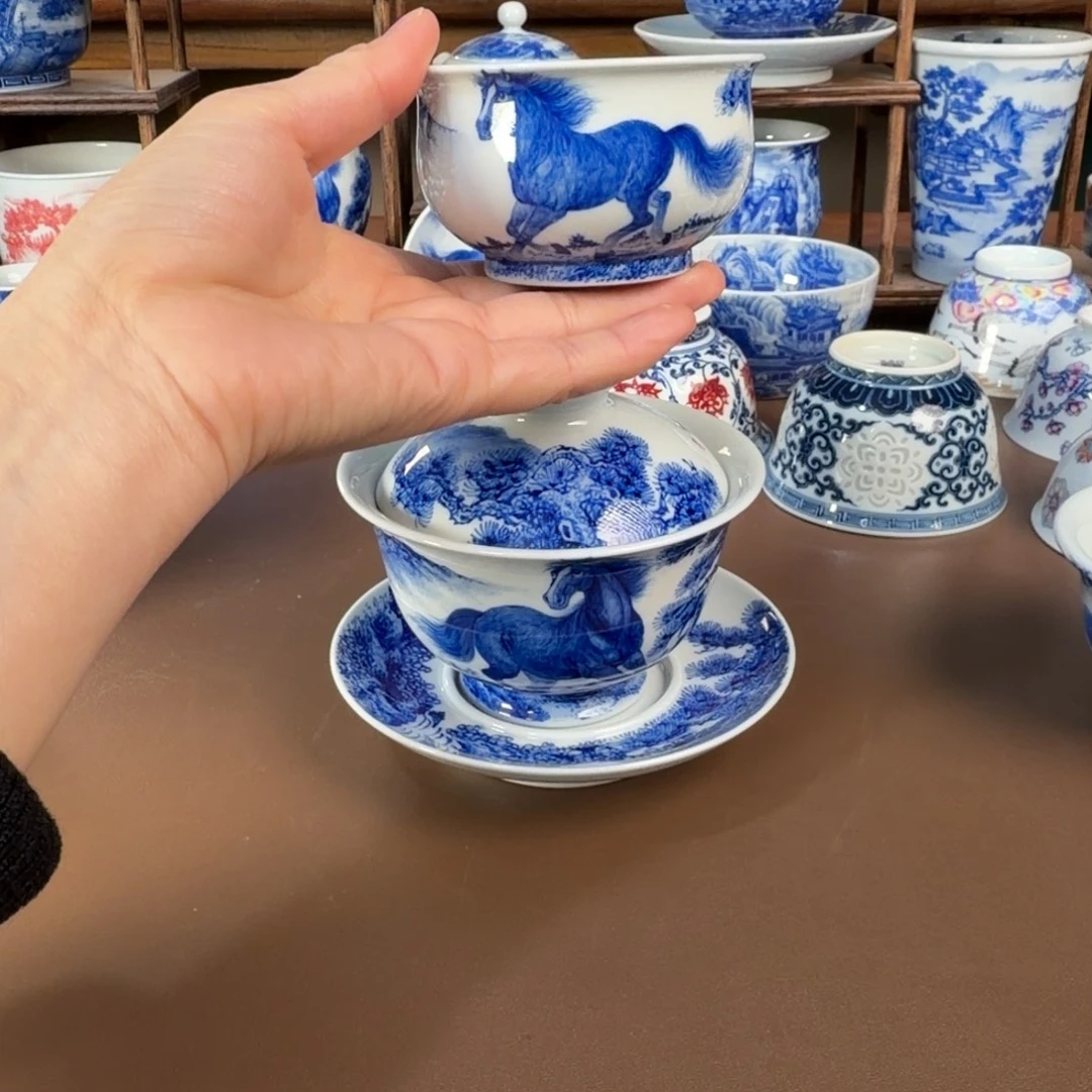 小***蛋景德镇陶瓷手工手绘