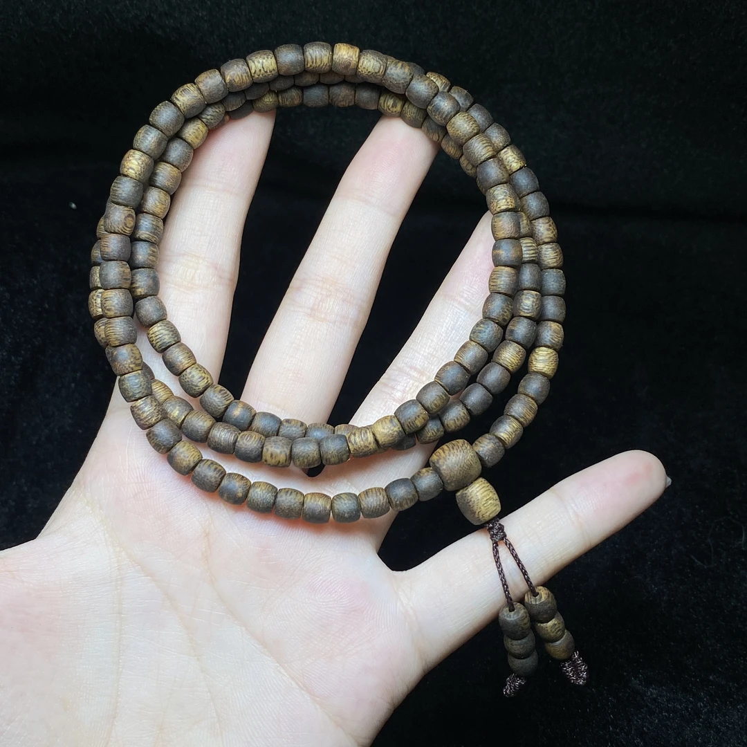 沉香【小北好物】沉香手串约5*5mm带礼盒【多样性发一件】QH78X233