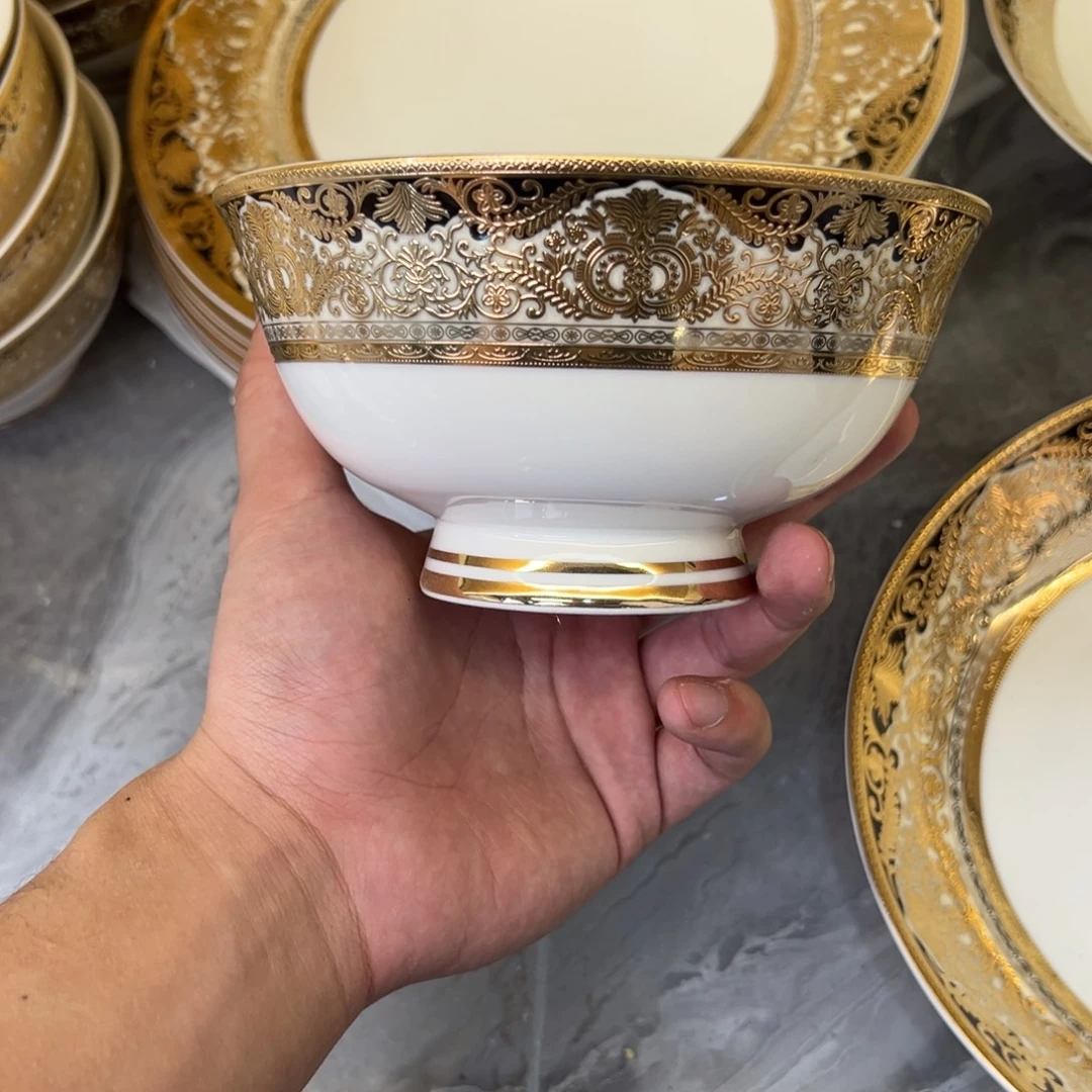 瓷片6寸高脚碗一个一单尾单