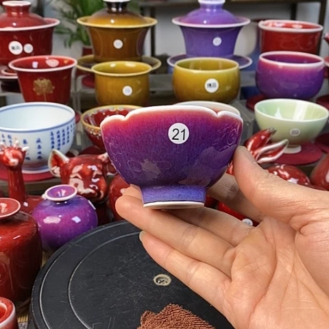 【闪购商品】景德镇名陶雅玩原矿郎红