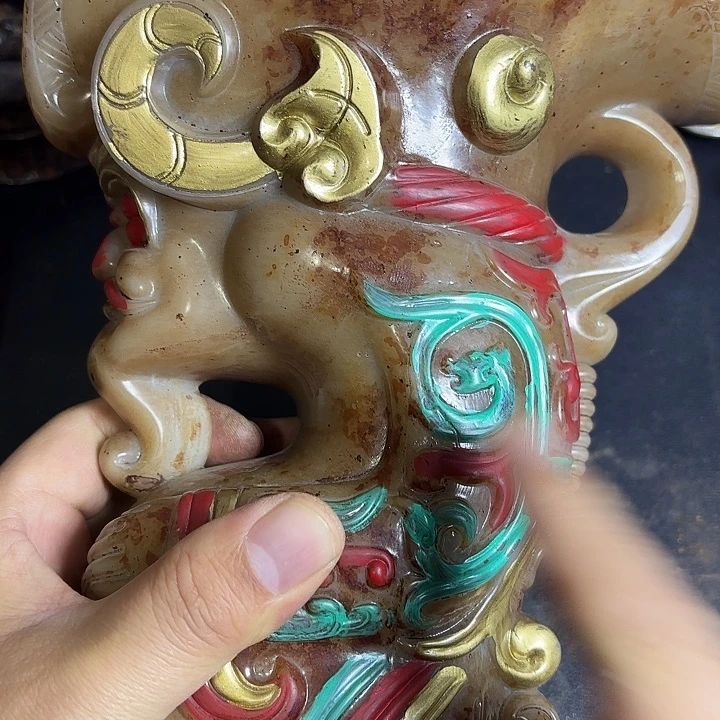 把件白玉菩提一个