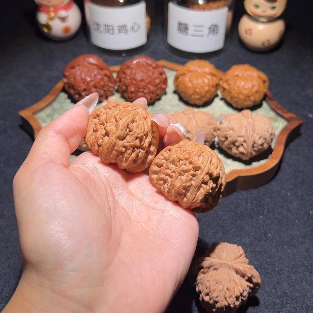 M****吊坠文玩核桃40白狮子