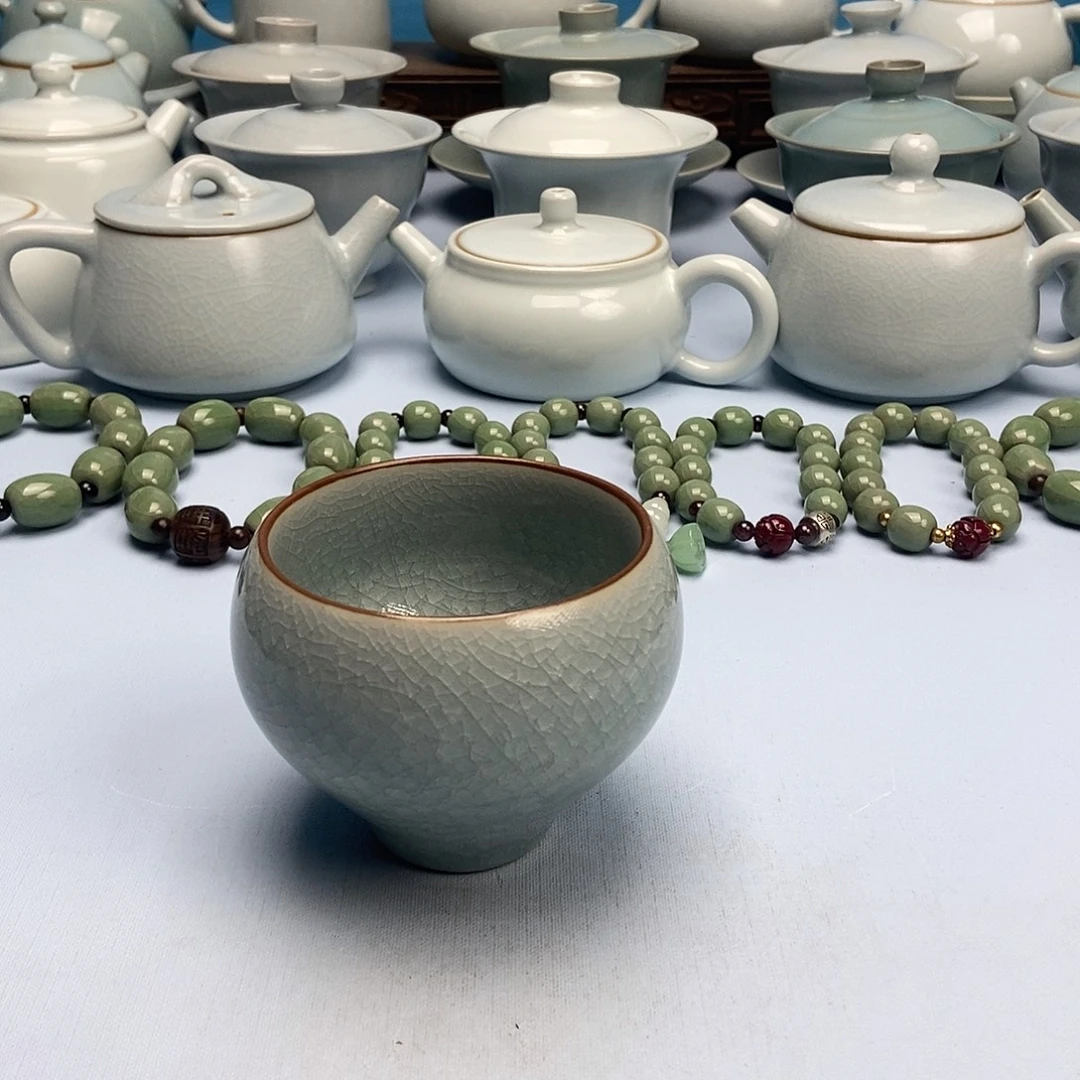 杯鱼鳞冰花鸡心碗杯原矿原釉原产地