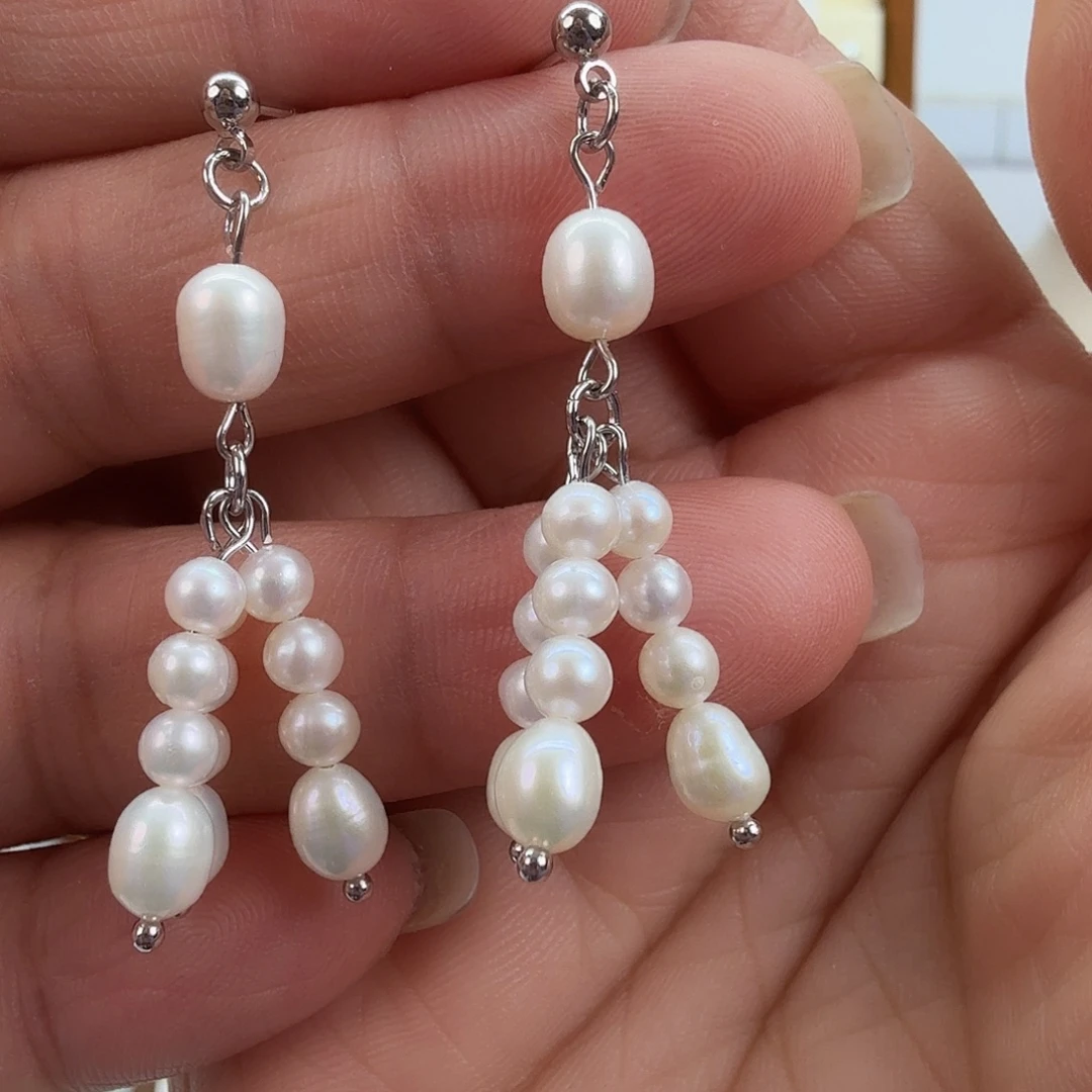 耳饰未镶嵌淡水珍珠