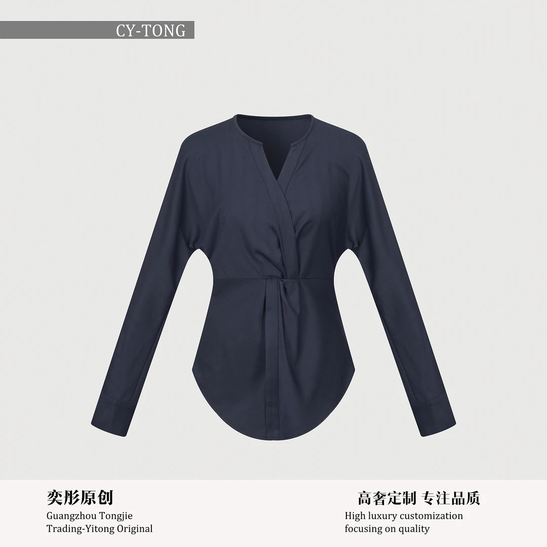 【彤姐原创】2024冬季新款时尚长袖高级女士上衣W24D245