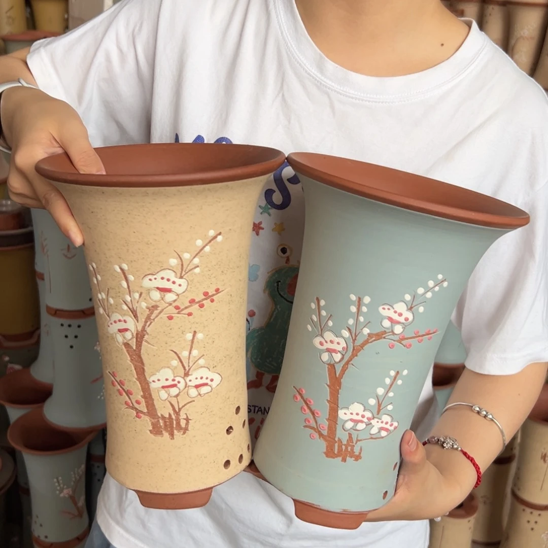 宜兴川阁紫砂花盆