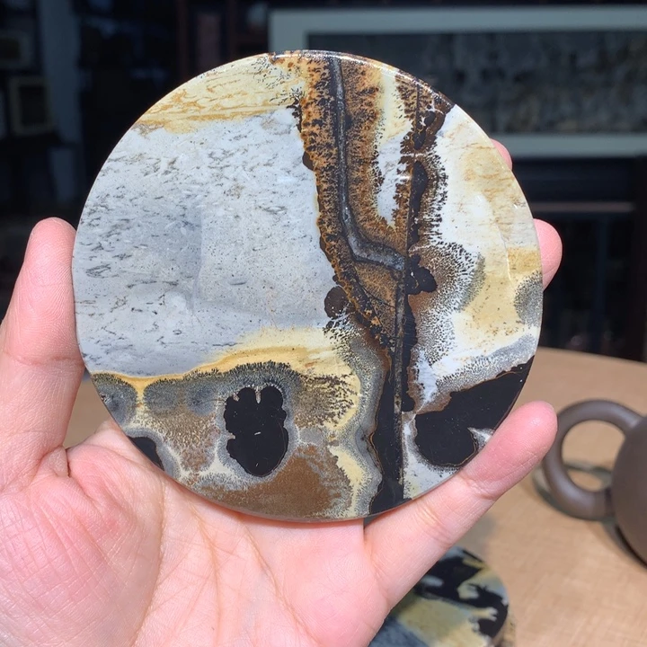 广西国画石摆件，观赏收藏