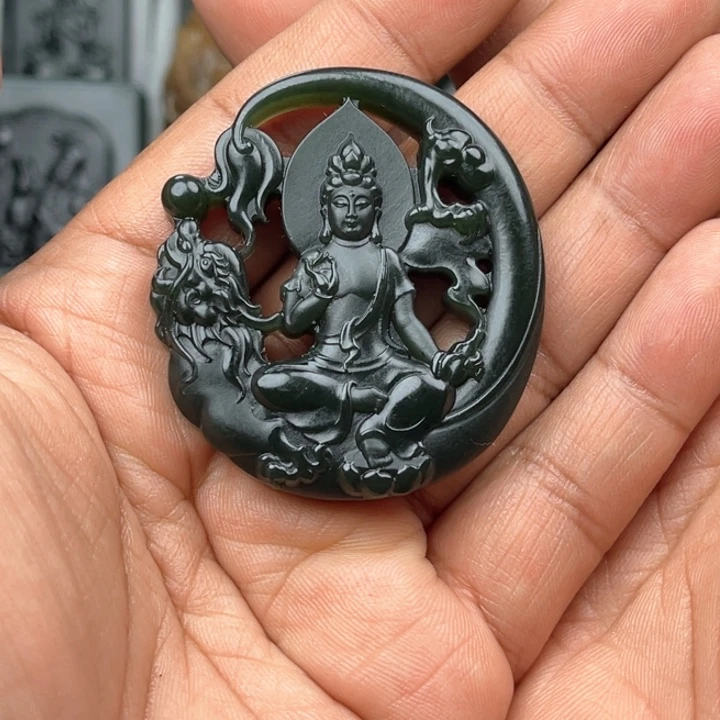 和田玉吊坠(不含链)未镶嵌集***坊