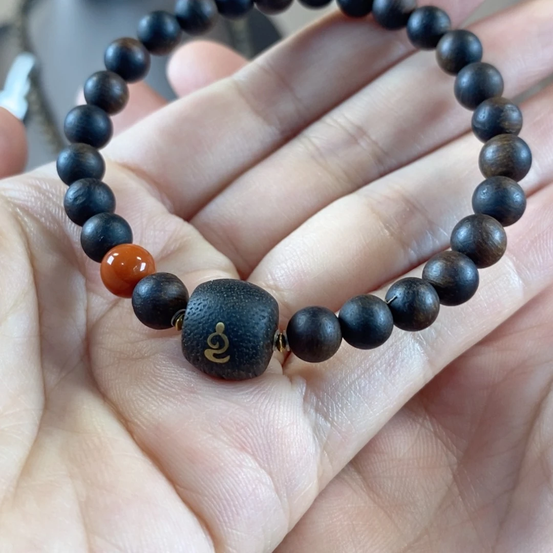 沉香手串达拉干卡6mm单圈