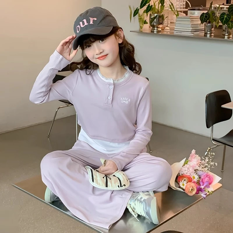 春秋新款洋气高货时尚百搭儿童网红款TZ0020 儿童套装