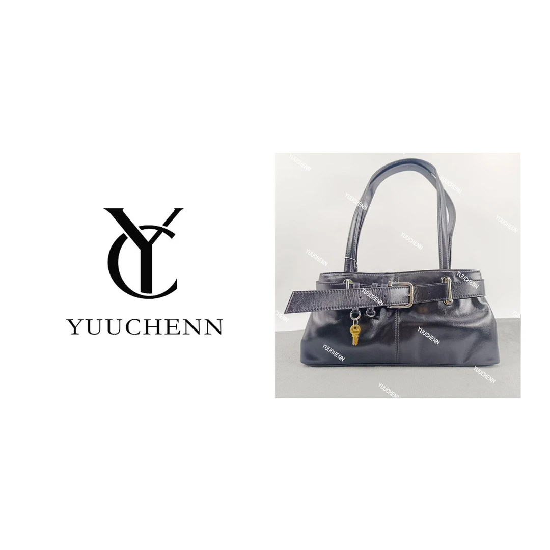 YUUCHENN/38cm原创设计高定真皮包 HH4640