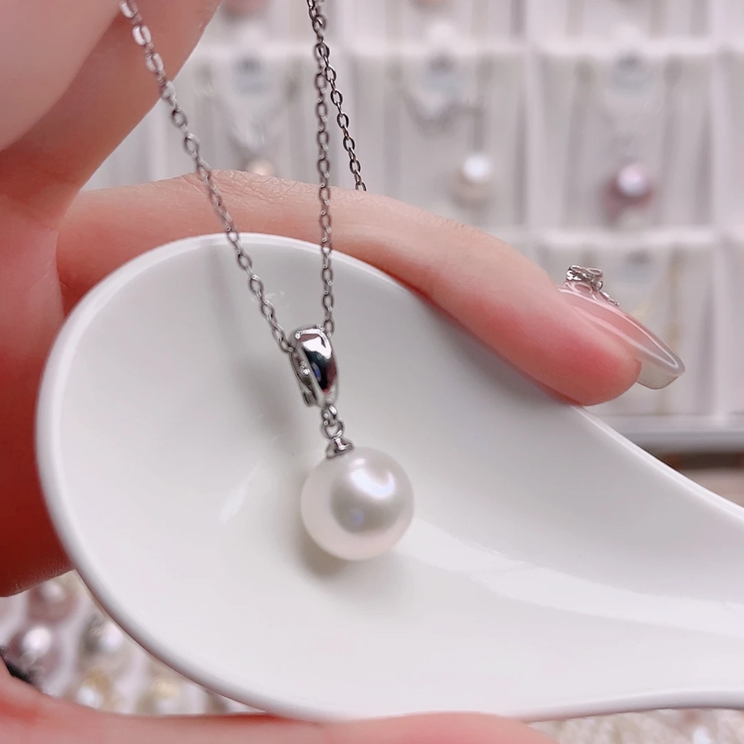 未镶嵌淡水珍珠吊坠(赠链)