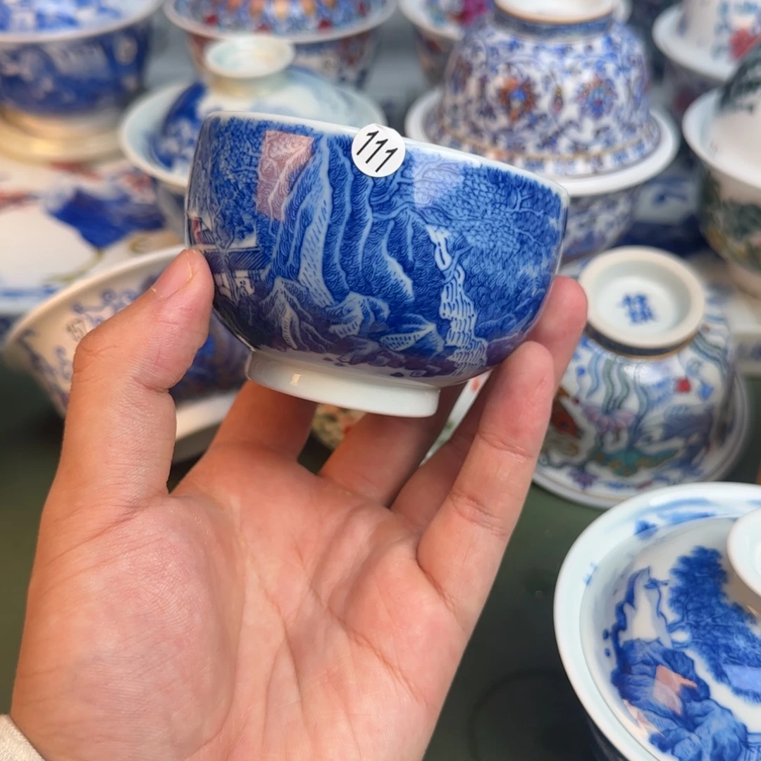 彦祖纯手工手绘茶具111