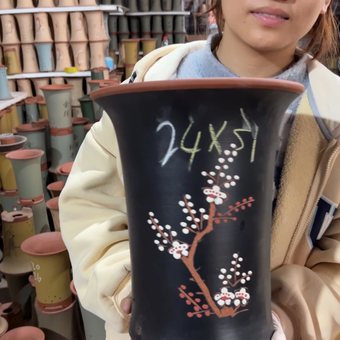 宜兴川阁紫砂花盆单个
