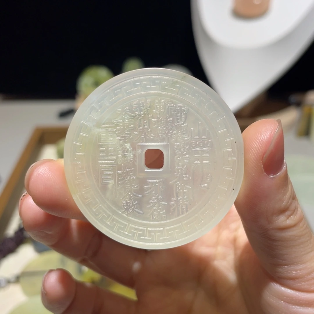 岫玉未镶嵌颈饰颈饰3