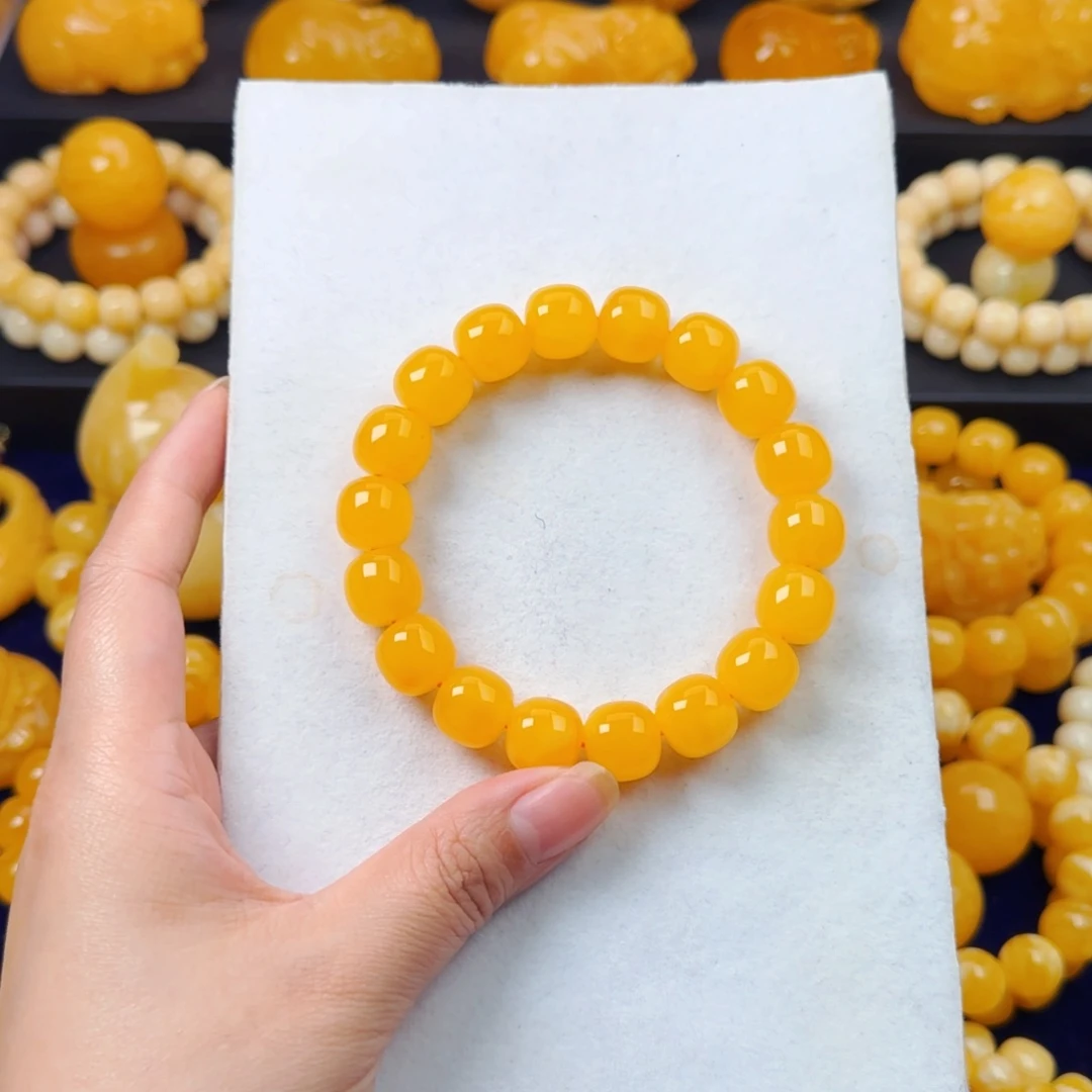 诚***君蜜蜡未镶嵌颈饰同料13