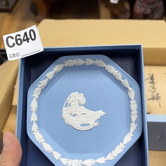 瓷片摆件工艺品瓷器摆件777