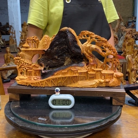 柏木雾*太行崖柏根雕