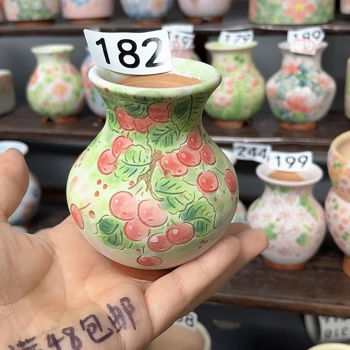 一***味手工制作多肉花盆