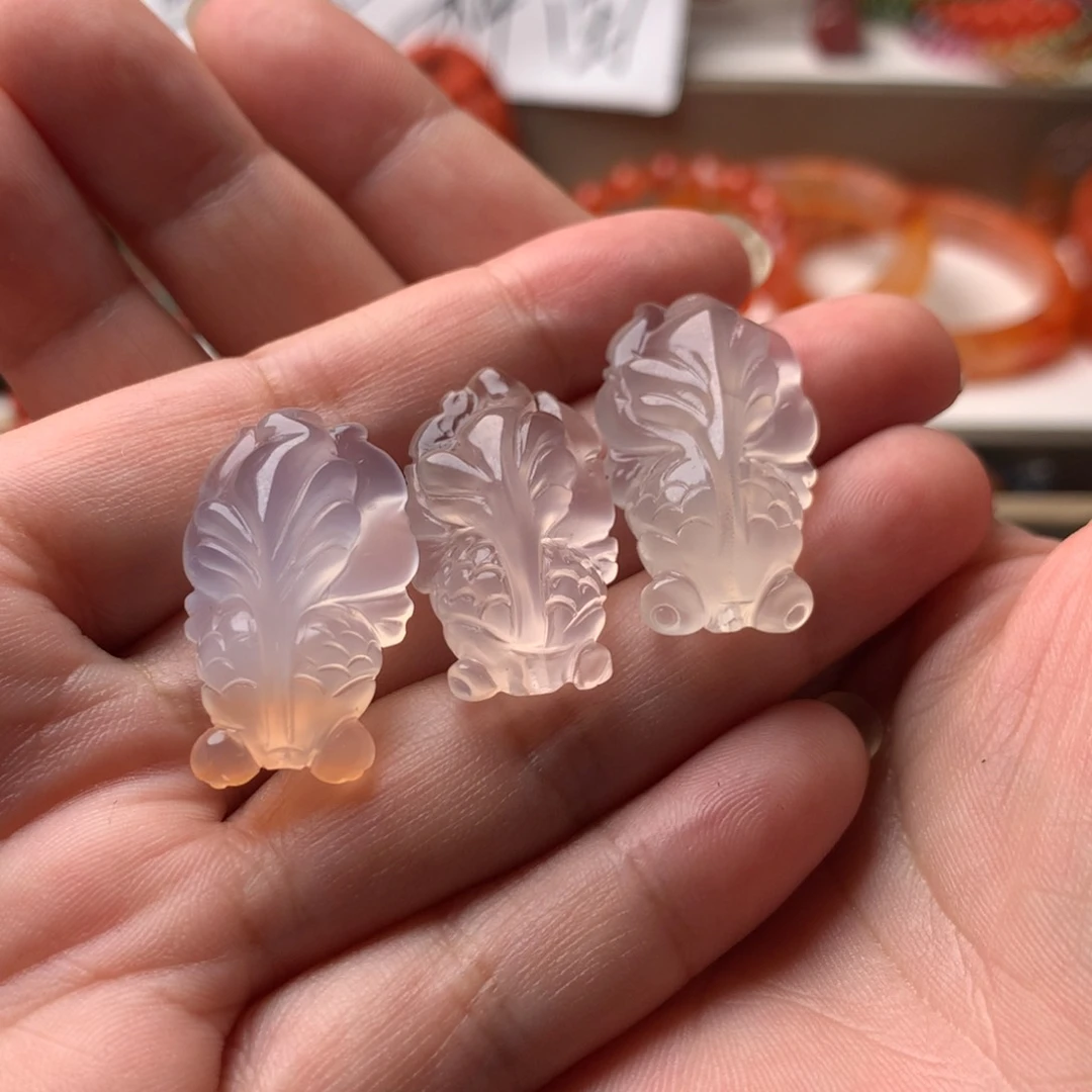 未镶嵌南红玛瑙珠宝奇石冰*儿