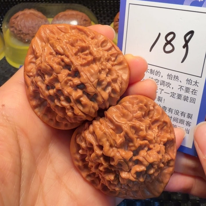 文玩核桃把件189官帽48