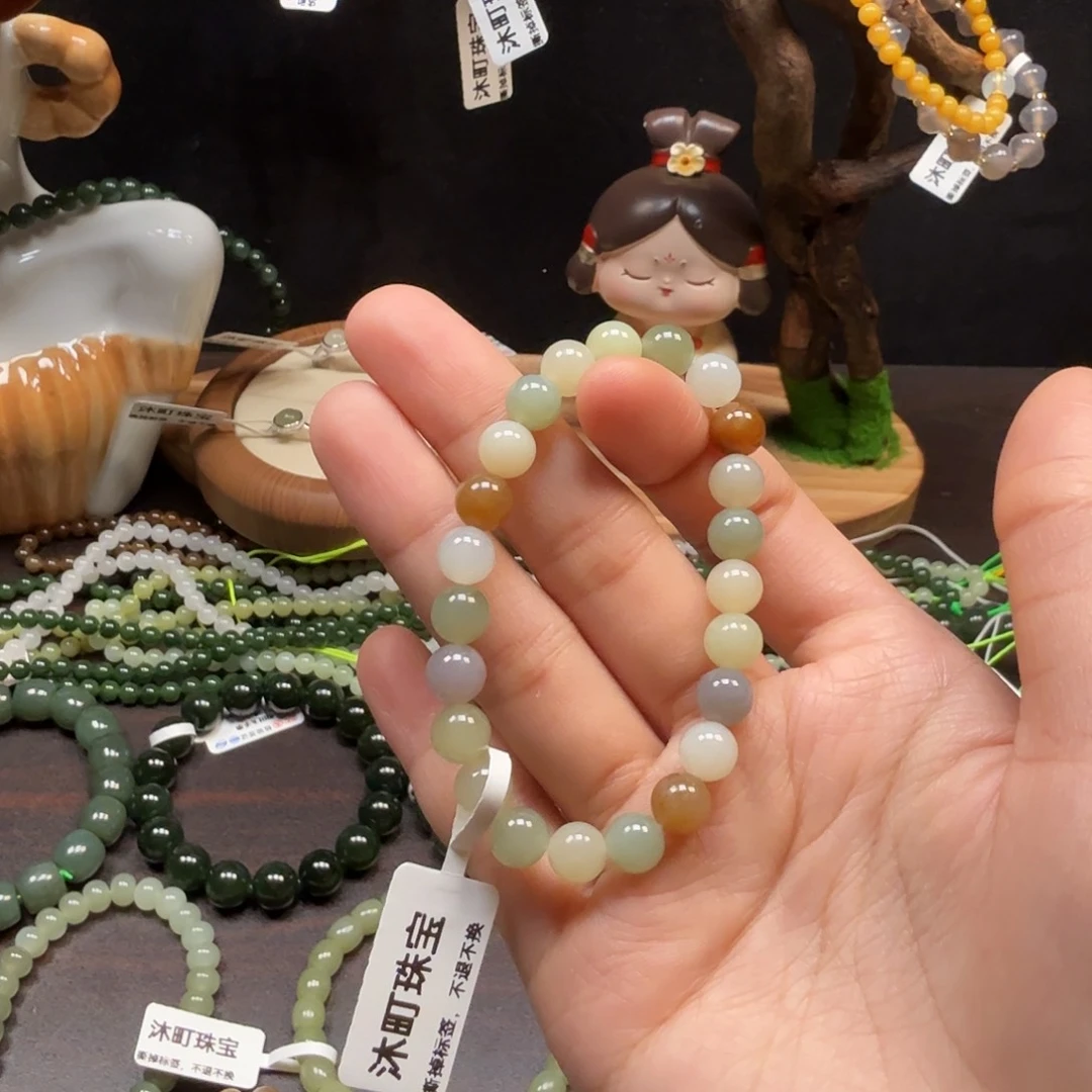 和田玉未镶嵌手串