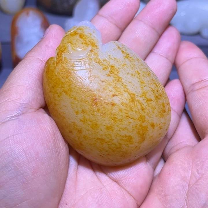 固***校和田玉未镶嵌颈饰