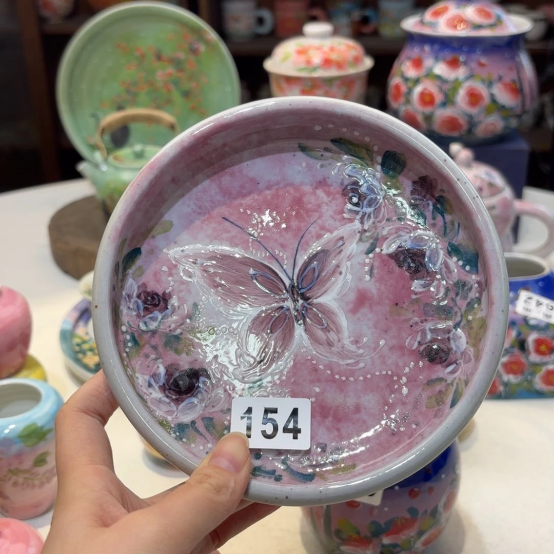 景德镇手绘高温釉下彩陶瓷茶具