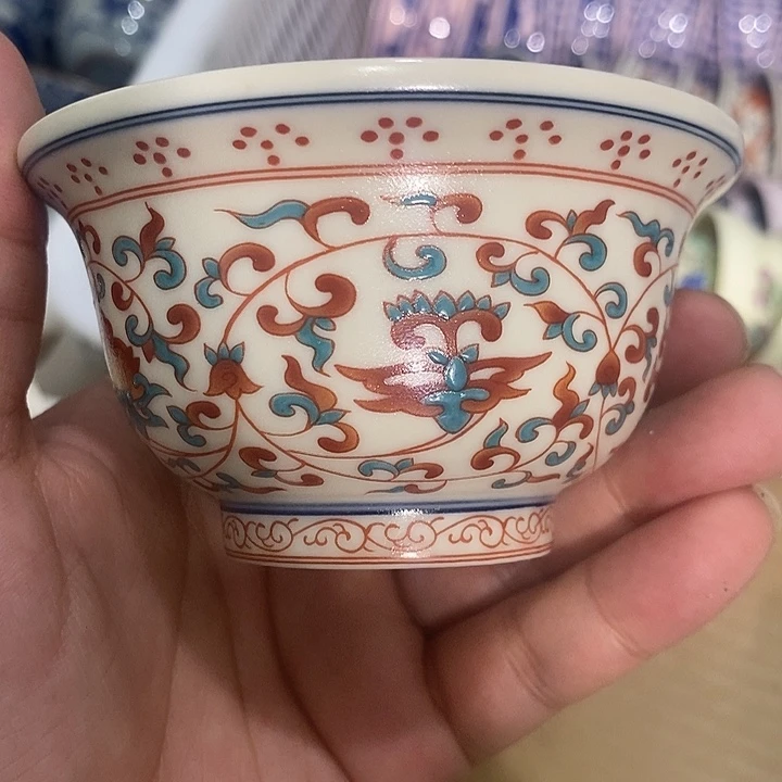 摆件景德镇陶瓷主人杯1344